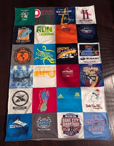 Customer photo review of Classic T-Shirt Blanket