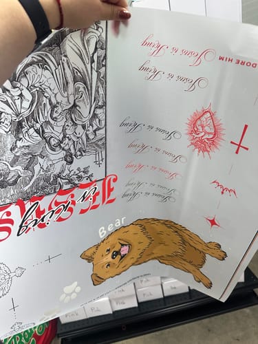 Customer photo review of Gang Sheet (Builder)