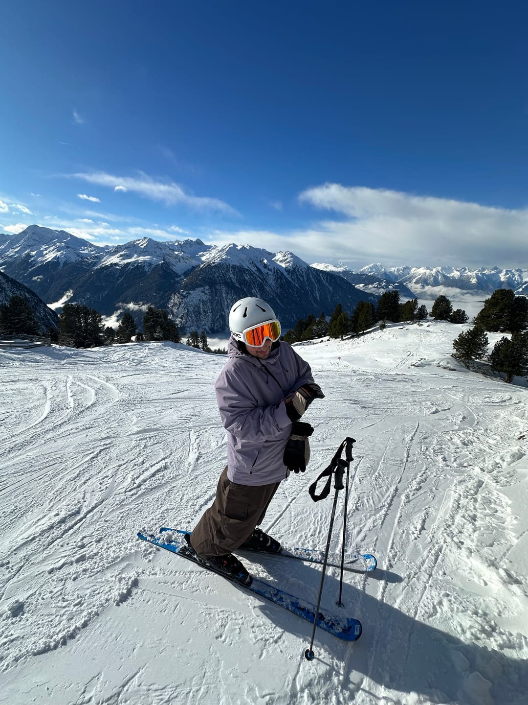 Customer photo review of Men's Grey Face Vented Multi-pocket Fully Waterproof Snow Jacket