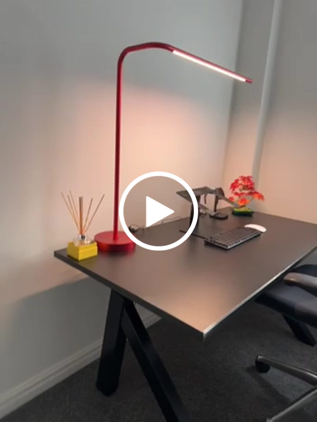 Customer video review of Desk Lamp AETHER Red