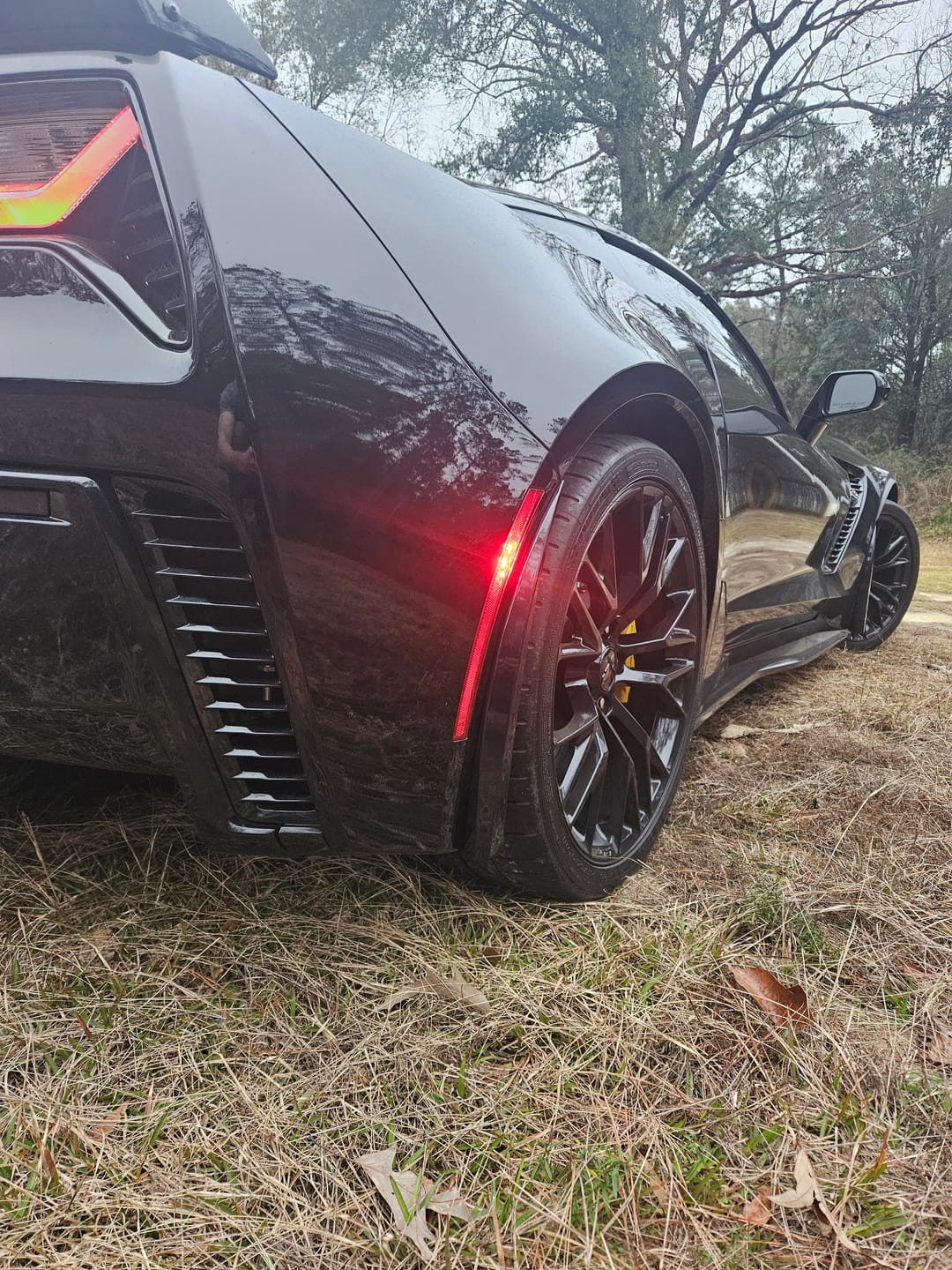 Customer photo review of Corvette C7 Extended Front & Rear Splash Guards