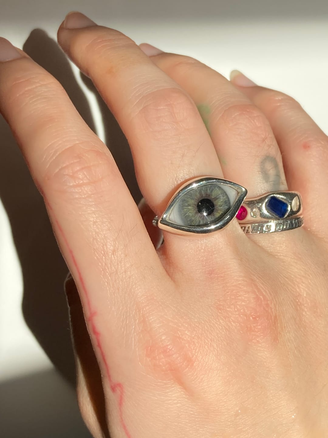 Customer photo review of Custom Dali Eye Ring