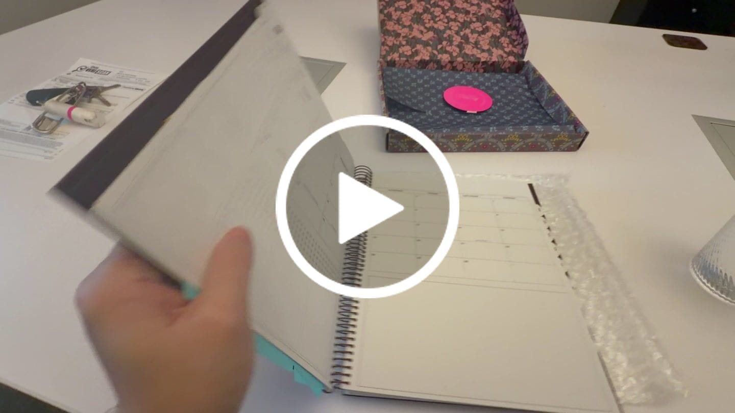 Customer video review of 2026 | The Scout Planner | Mr. Darcy's Study (portrait)