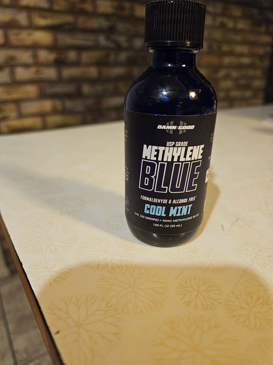 Customer photo review of Damn Good™ Methylene Blue – USP Grade Solution (Cool Mint)