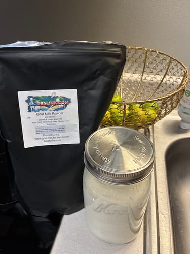 Customer photo review of Organic Goat Milk Powder