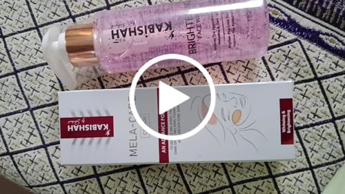 Customer video review of Pigmentation Bundle: Face Wash & Melasma Cream Duo