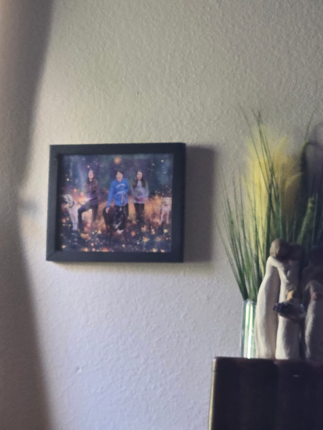 Customer photo review of Pet Portrait Wall Art - The Celestial
