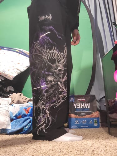 Customer photo review of Deathwing Banana Shape Uncuffed Luxury Cargos [DUSK]