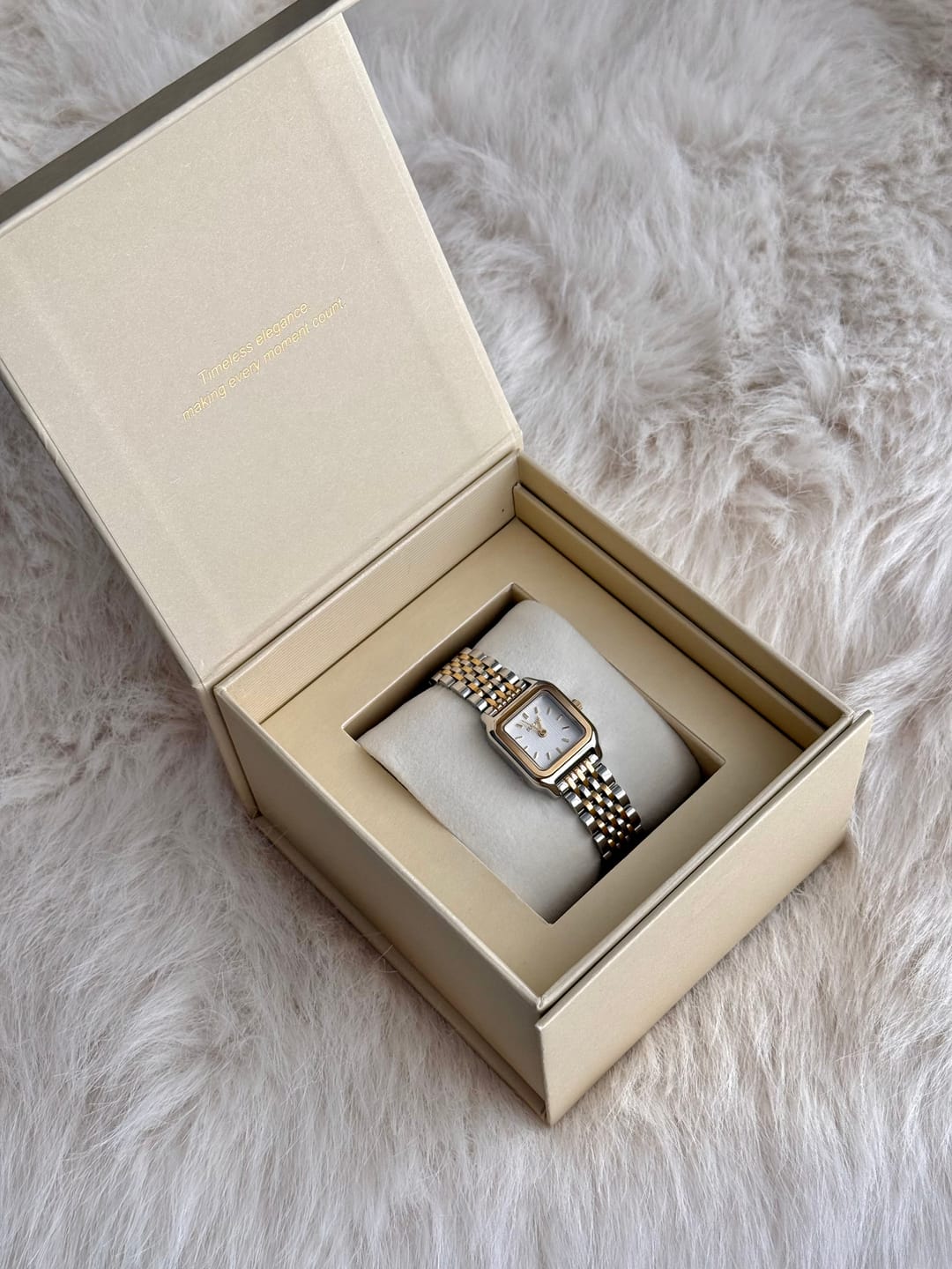 Customer photo review of Macy Petite Gold Silver