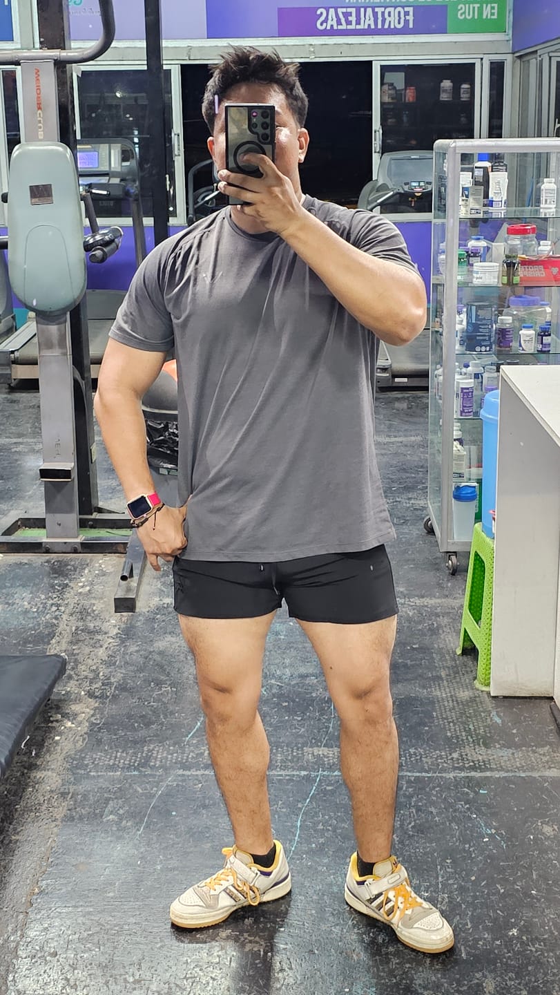 Customer photo review of 101 Bodybuilding Short Shorts