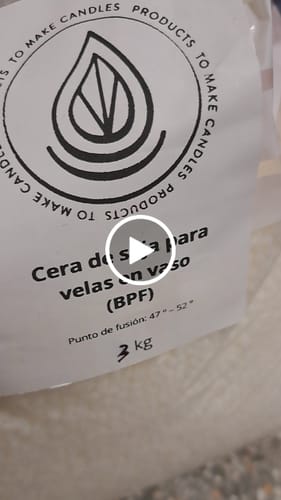 Customer video review of Cera de Soja para Velas en Vaso (BPF)