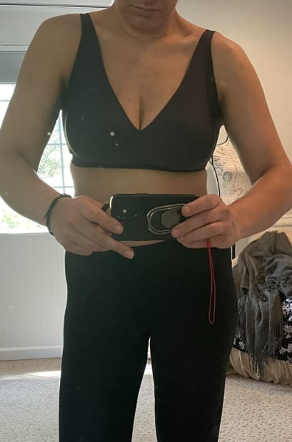Customer photo review of Comfort Fit Seamless Wireless Bra