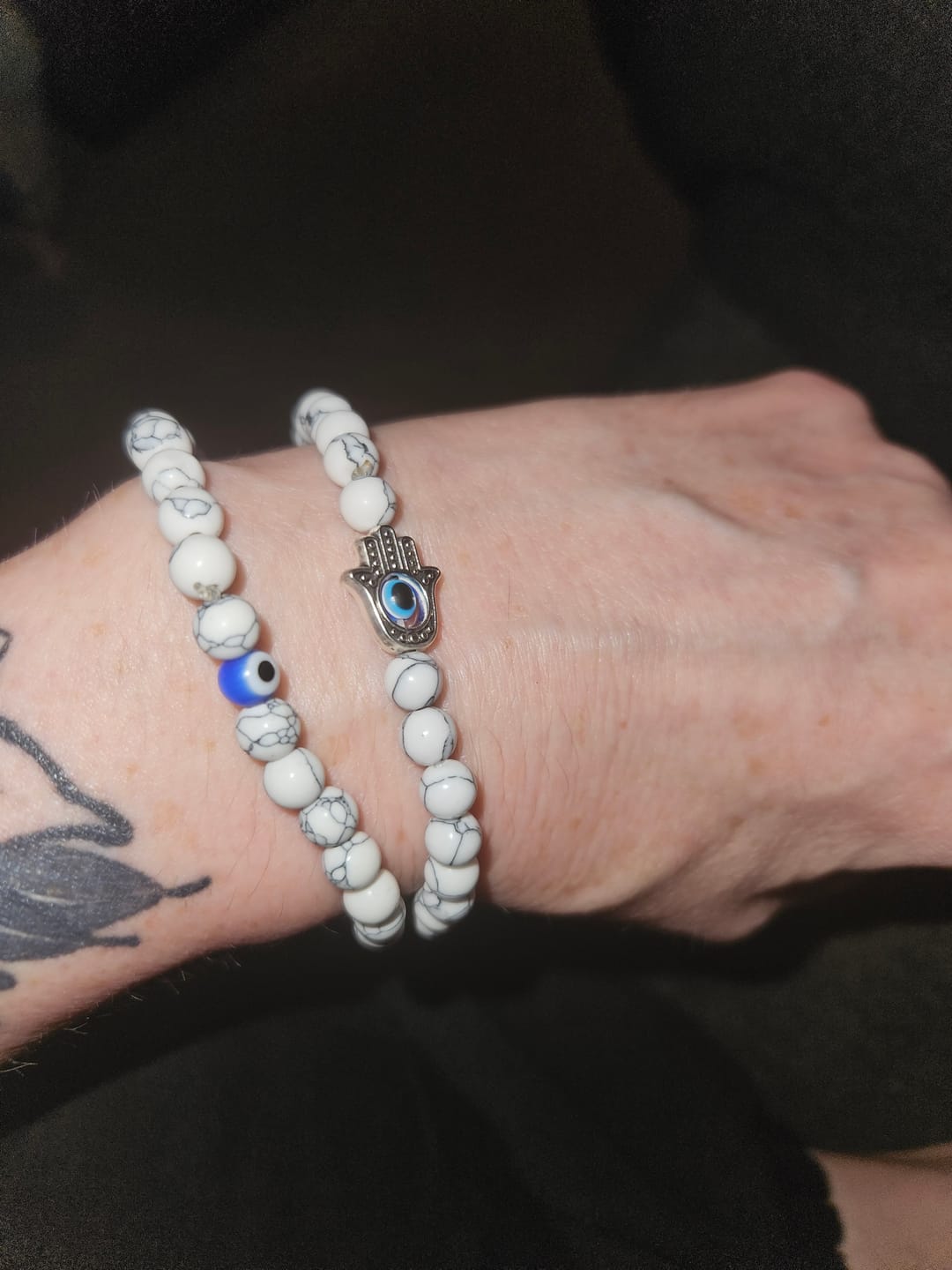 Customer photo review of Olivenorma Evil Eye With Hamsa Protection Bracelet