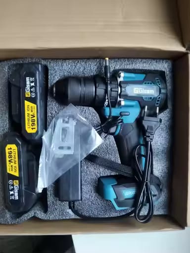 Customer photo review of Cordless Impact Drill 18V Brushless – 65Nm & 1/2" Chuck