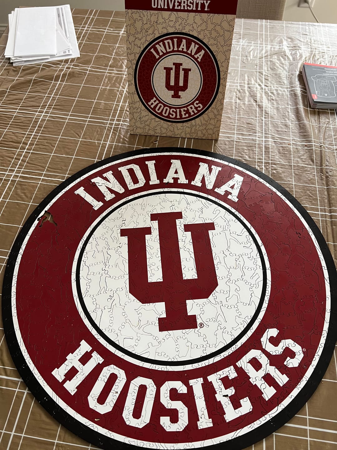 Customer photo review of Indiana University - Wooden Puzzle