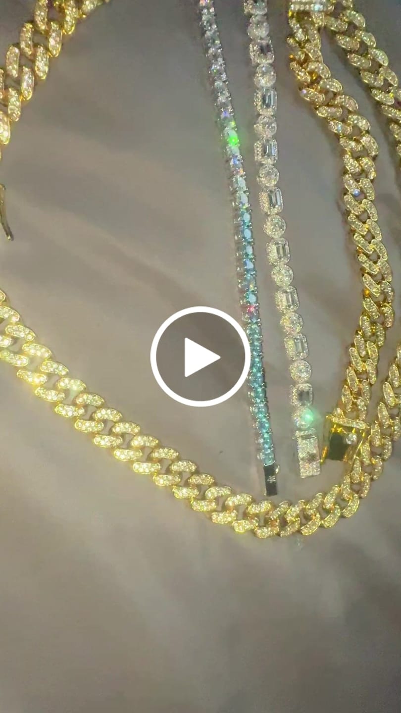 Customer video review of 13mm Cuban Chain + Bracelet - Gold