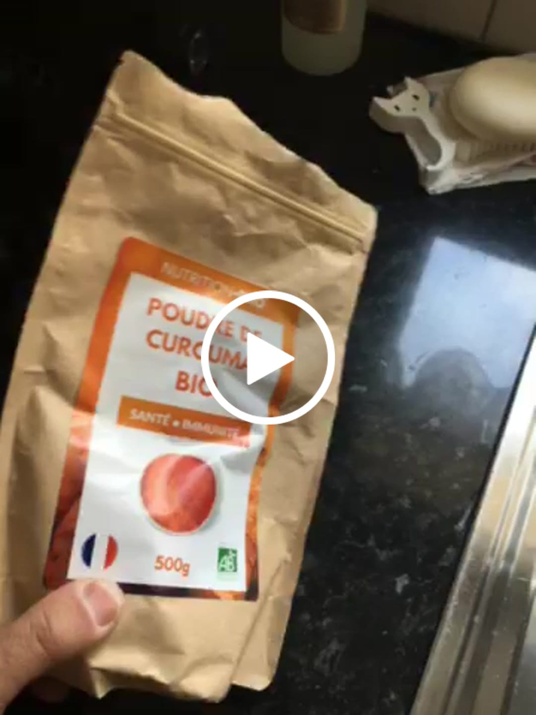 Customer video review of CURCUMA BIO (EN POUDRE)