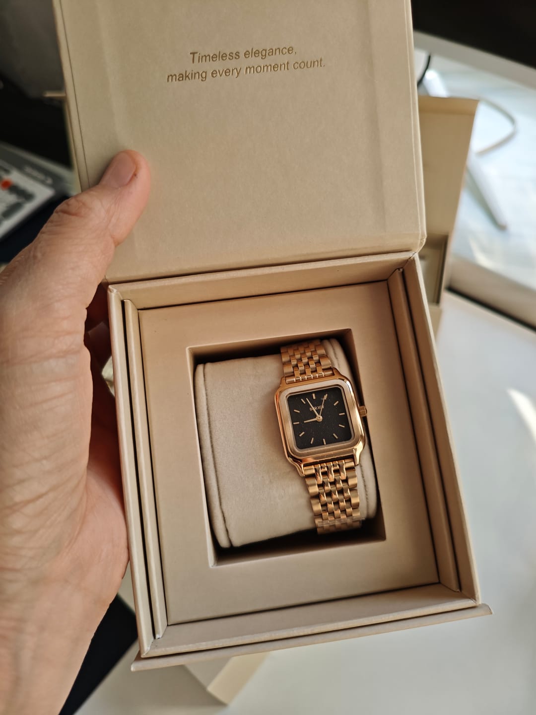 Customer photo review of Macy Gold Black
