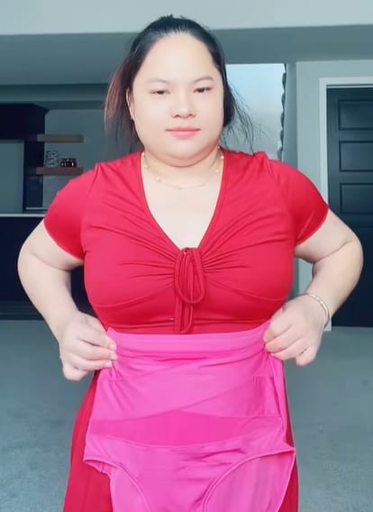 Customer photo review of High-Waist Tummy Control Seamless Shaping Panties