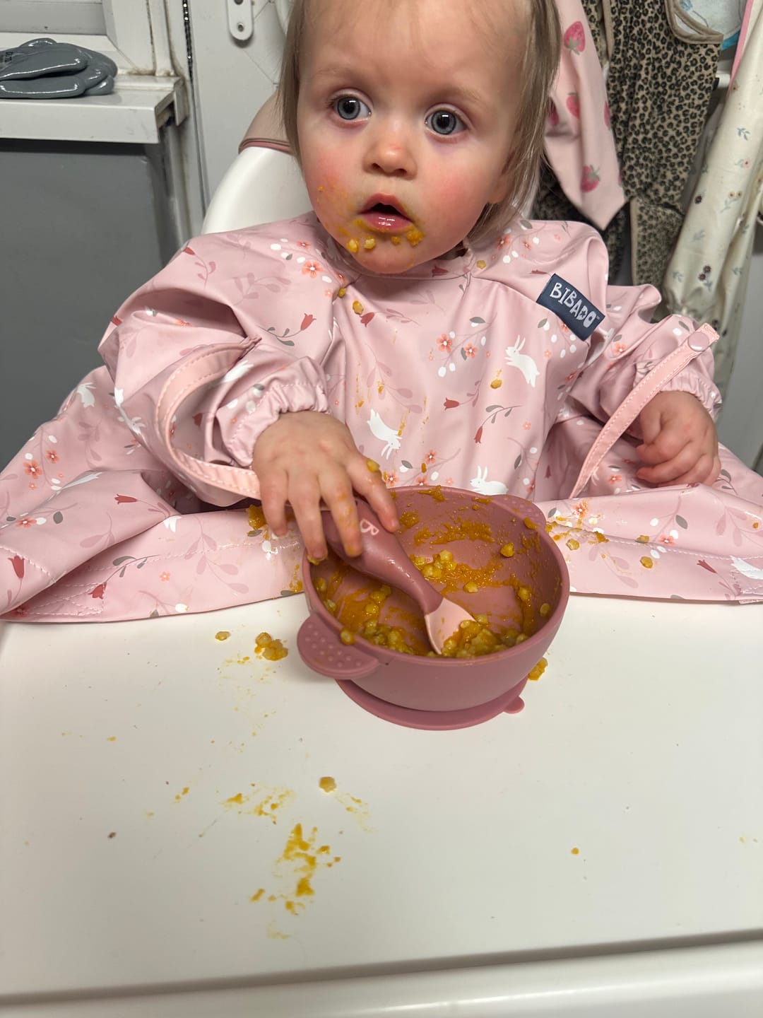 Customer photo review of NEW Attachable Weaning Cutlery