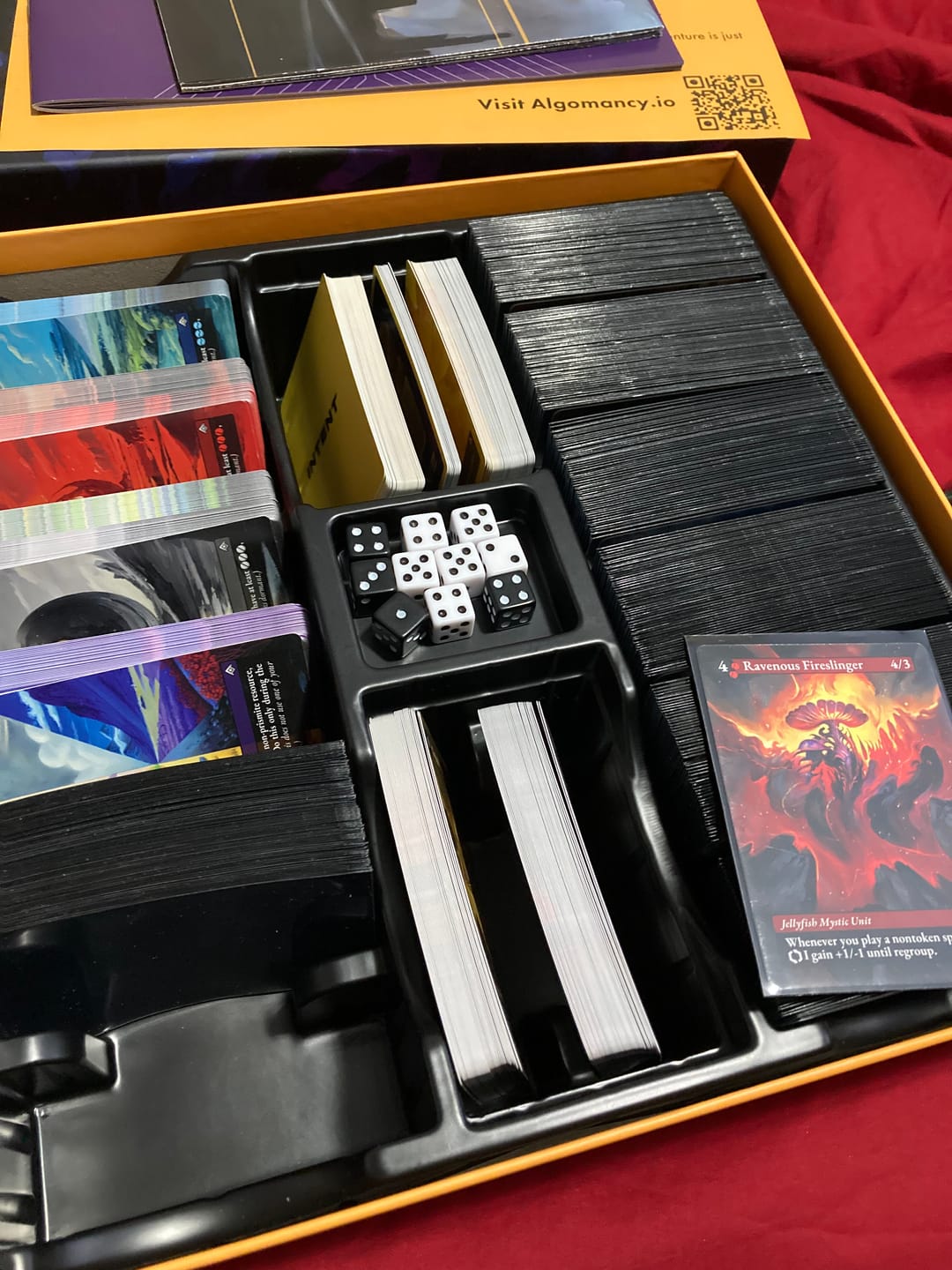 Customer photo review of Algomancy: The Base Game (Limited Alpha Edition)