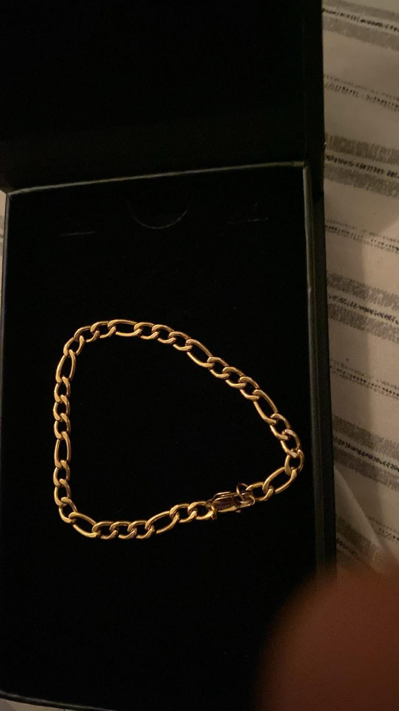 Customer photo review of Figaro Bracelet - 5mm