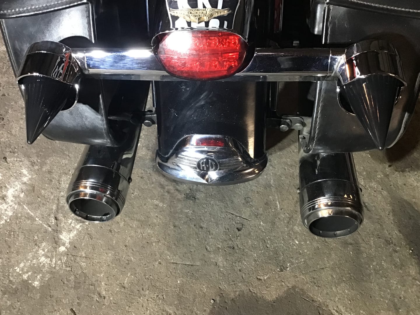 Customer photo review of Harley Davidson Screw in Lenses - Big Burner / Chrome / Smoked