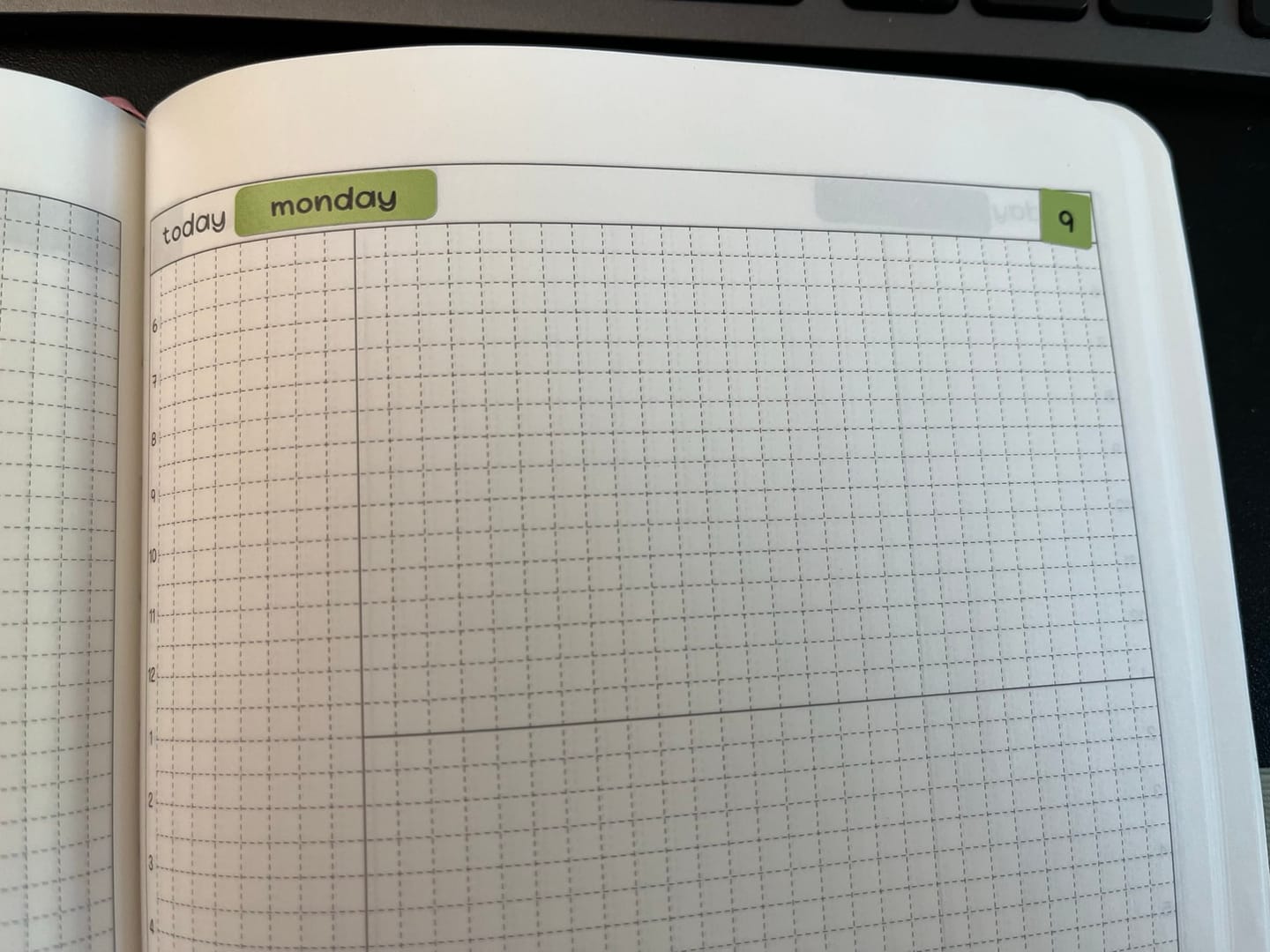 Customer photo review of Days of the week - Cozy Plants Planner Stickers