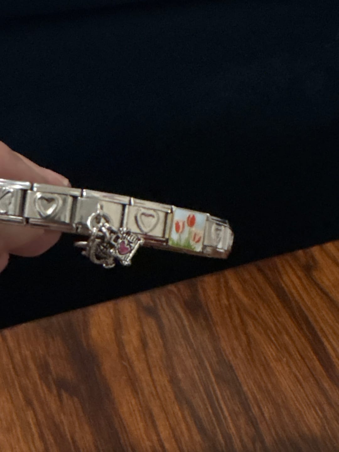 Customer photo review of Charm Cruz Dorada