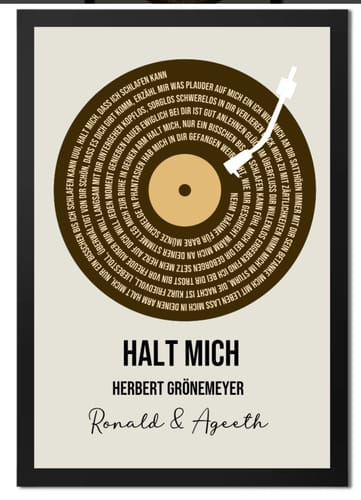 Customer photo review of Vinyl songtekst
