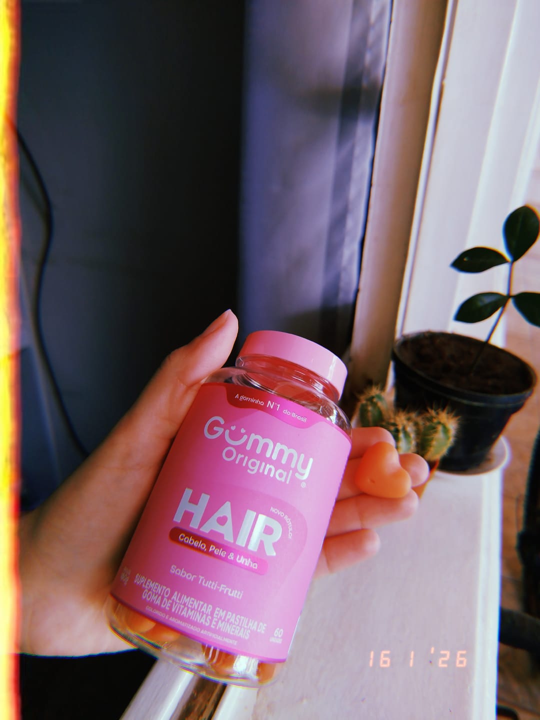 Customer photo review of 1 - Gummy® Hair - Tutti-Frutti 180g