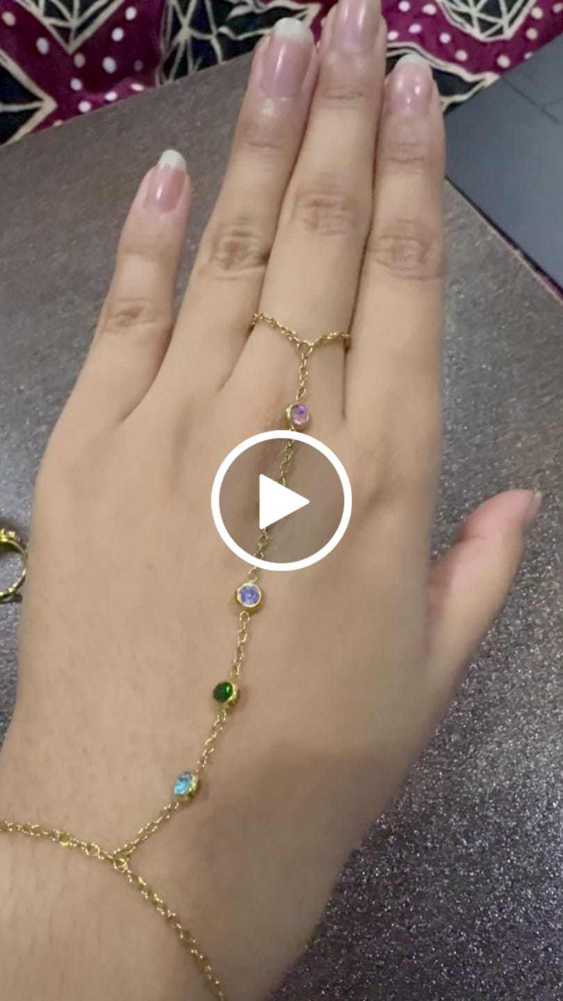 Customer video review of Rainbow Radiance Hand Thong Bracelet