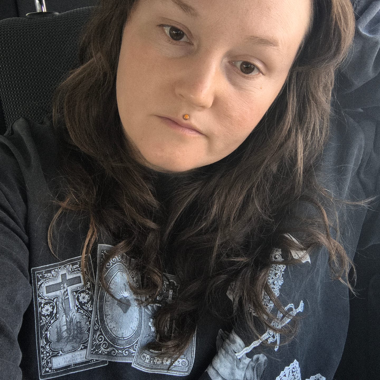 Customer photo review of Devoted Oversized Long Sleeve