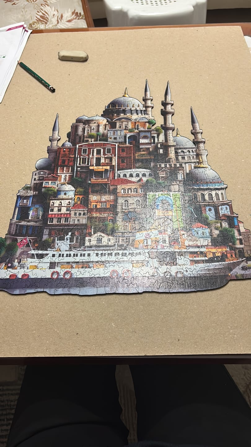 Customer photo review of İstanbul360  - Ahşap Puzzle