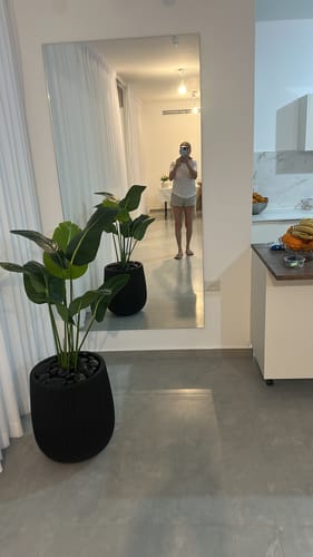 Customer photo review of מראה ללא מסגרת לפי מידה