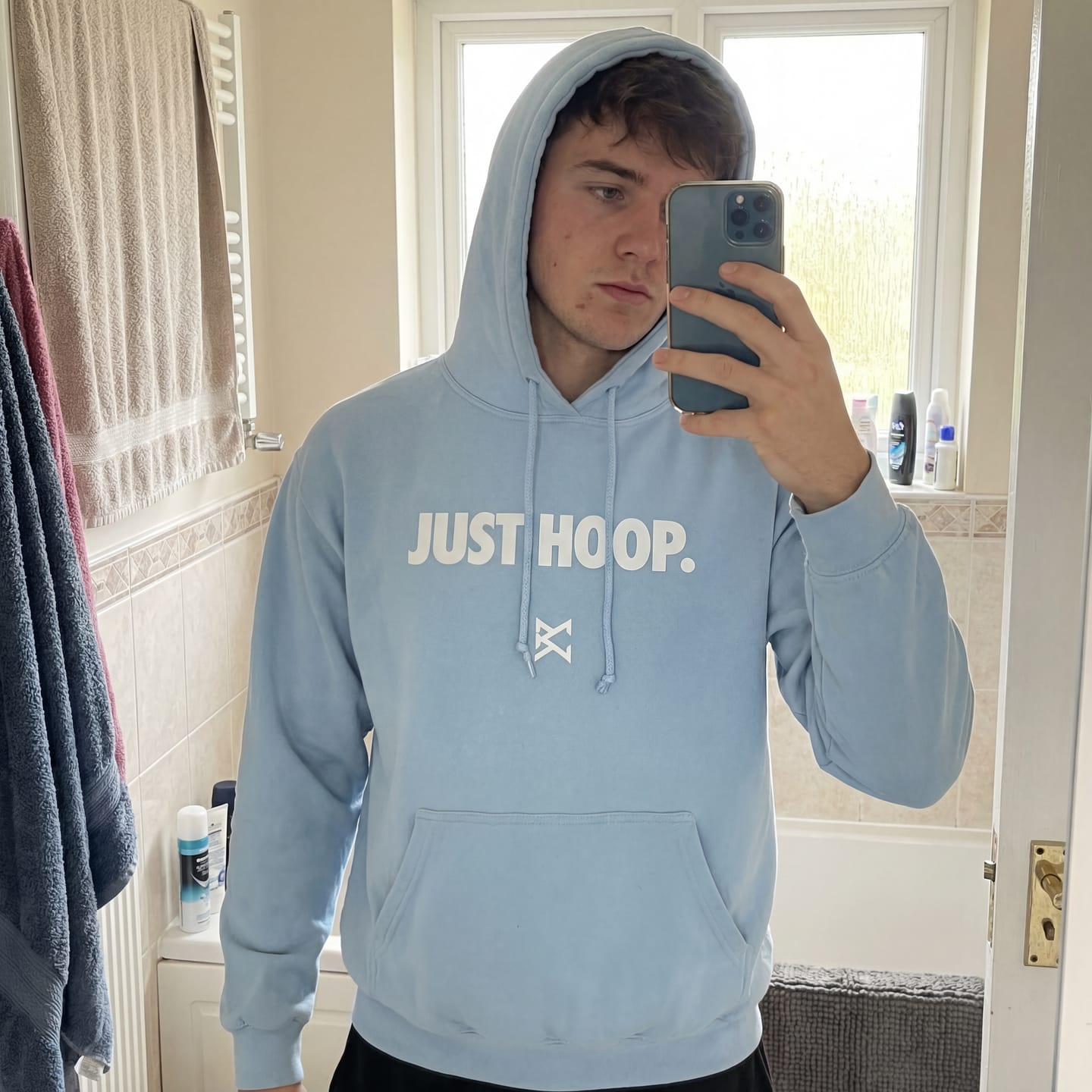 Customer photo review of Just Hoop Hoodie