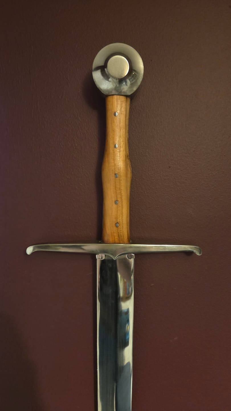 Customer photo review of Sword Hanger