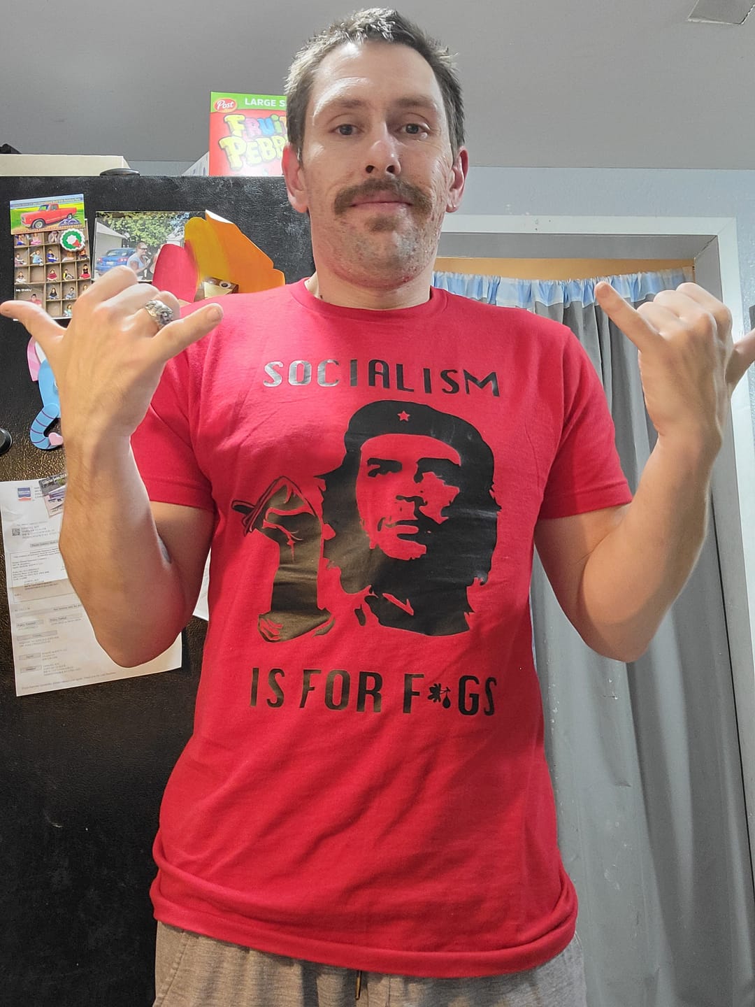 Customer photo review of Socialism is ... T-Shirt