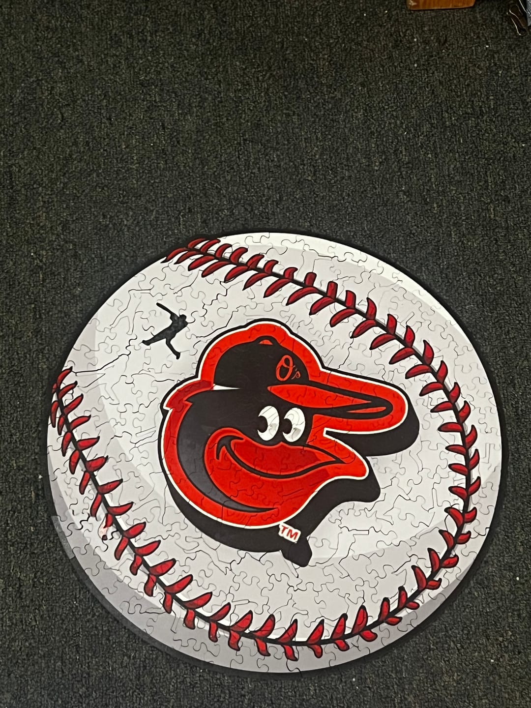 Customer photo review of Baltimore Orioles™ - Wooden Puzzle