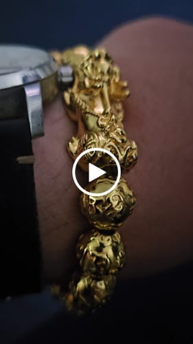 Customer video review of Prestige Dragon's Wealth – Gold Pixiu Bracelet