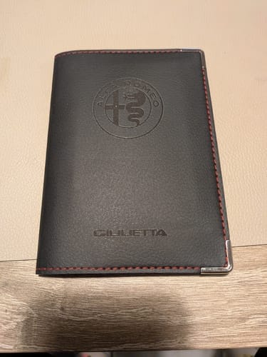 Customer photo review of Porte Carte Grise Personnalisé