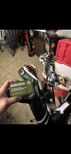 Customer photo review of Tee Ops Headcover Snow