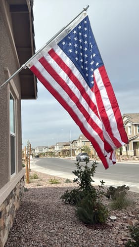 Customer photo review of 3' x 5' American Flag
