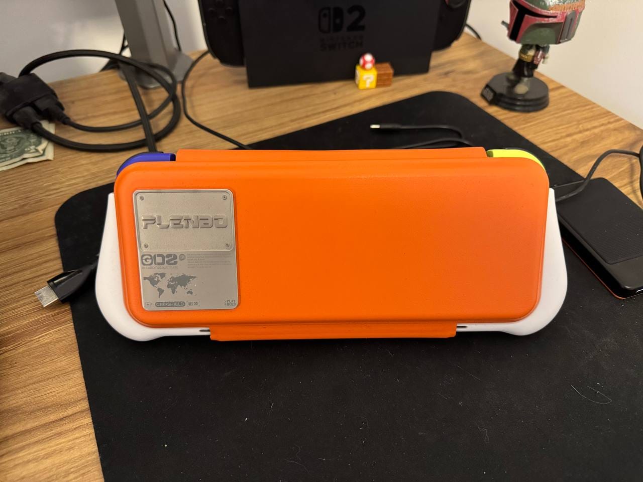 Customer photo review of Plenbo GripShield 1 - Modular Switch OLED Grip Case with Magnetic Cover