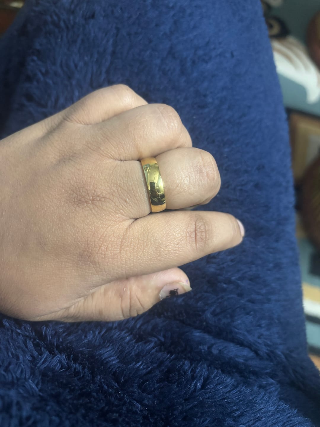 Customer photo review of Bold Gleam Classic Dome Ring