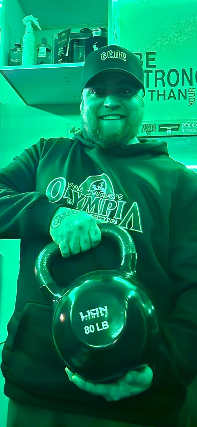 Customer photo review of Kettlebell en Vinyle Noir