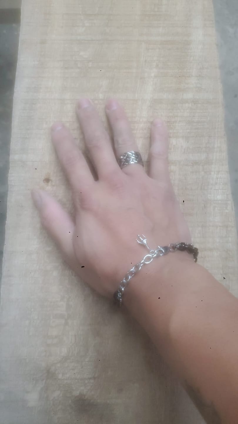 Customer photo review of Anillo Inter Wave - Acero Inox.