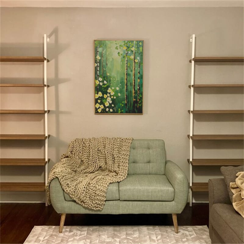 Customer photo review of Flower & Tree Abstract Textured Wall Art #ML071