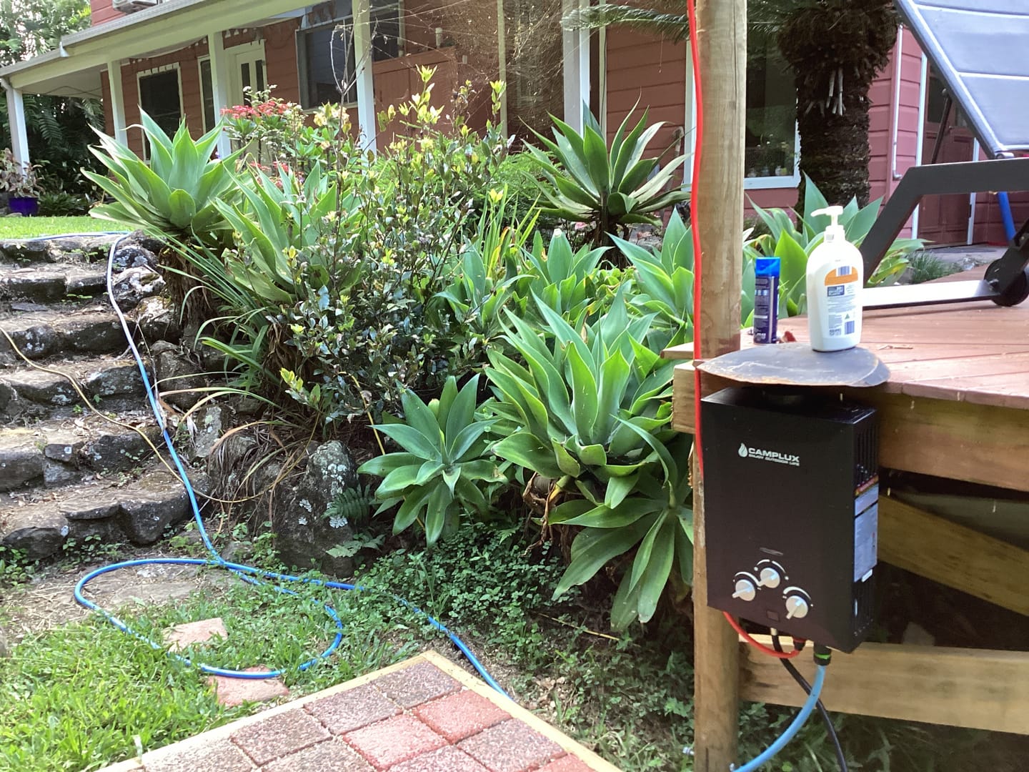 Customer photo review of 8 Liter Black Portable Water Heater