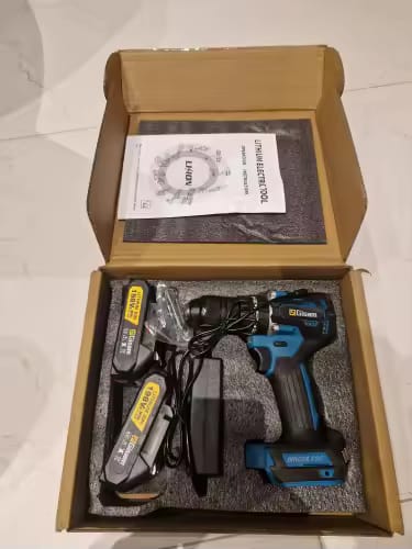 Customer photo review of Akku-Schlagbohrschrauber 18V Bürstenlos – 65Nm & 13mm Futter